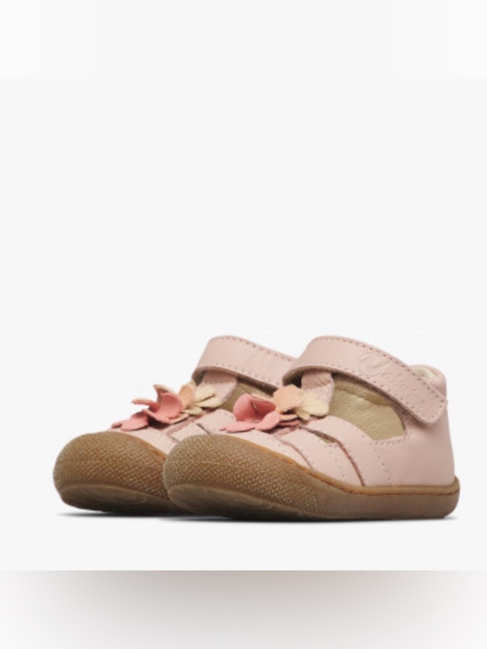 NWT NATURINO MAGGY 2 Leather first step sandals in Powder Pink